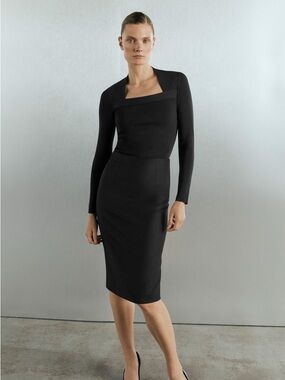 THE FOLD London Ultimate Wool Pencil Skirt